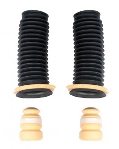 Pára-choque (grade de proteção) de amortecedor traseiro + bota de proteção Raiso RK00427