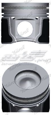 Pistão do kit para 1 cilindro, 2ª reparação ( + 0,50) Nural 8743700700