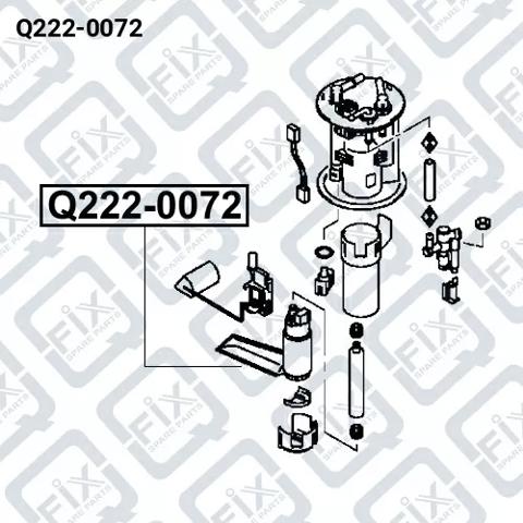 Bomba de combustível elétrica submersível Q-fix Q2220072