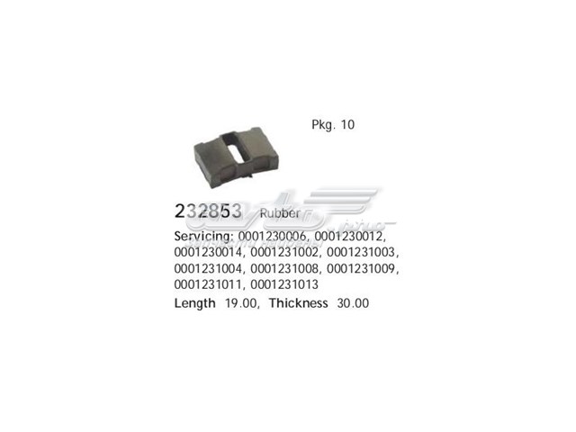 Compre 232853 Cargo Kit de reparação do motor de arranco