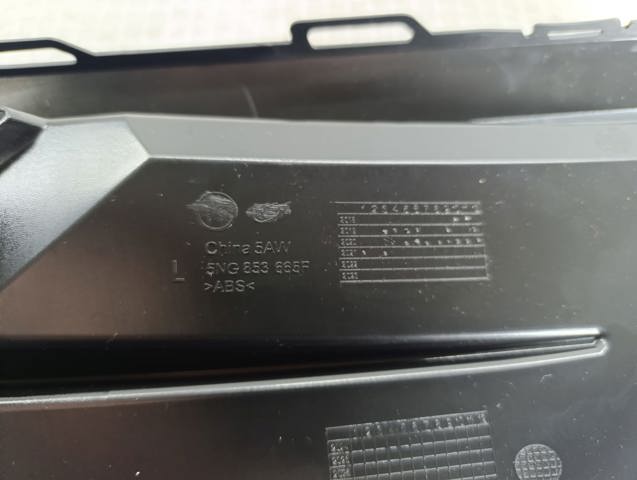 Compre 5NN853665F041 VAG Grelha esquerda do pára-choque dianteiro