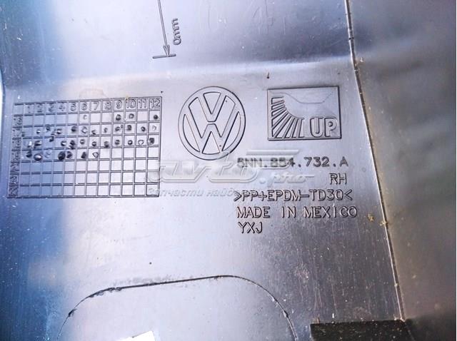 5NN854732A9B9 VAG Expansor (placa sobreposta) de arco do pára-lama dianteiro direito