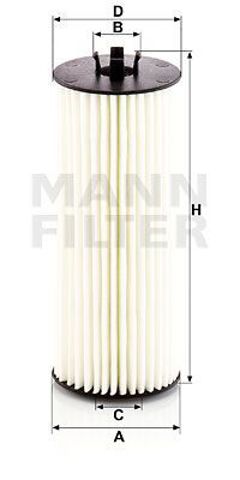 HU60081Z Mann-Filter Filtro de óleo