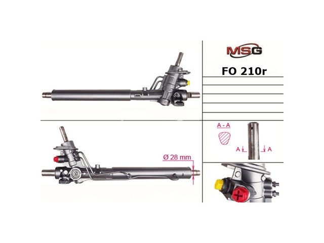 Cremalheira da direção MSG Rebuilding FO209R preço, a partir de 117,48 USD