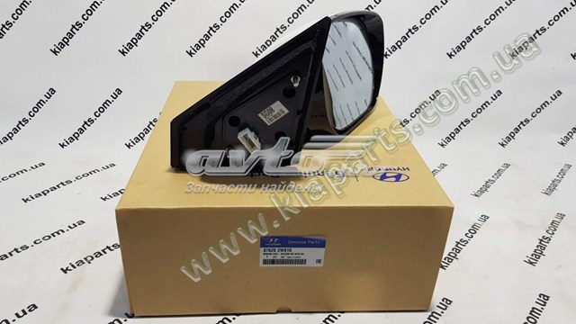876202W010 Hyundai/Kia Espelho de retrovisão direito