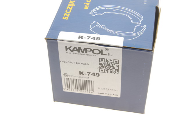 Sapatas do freio traseiras de tambor Kampol K749 preço, a partir de 36,45 USD