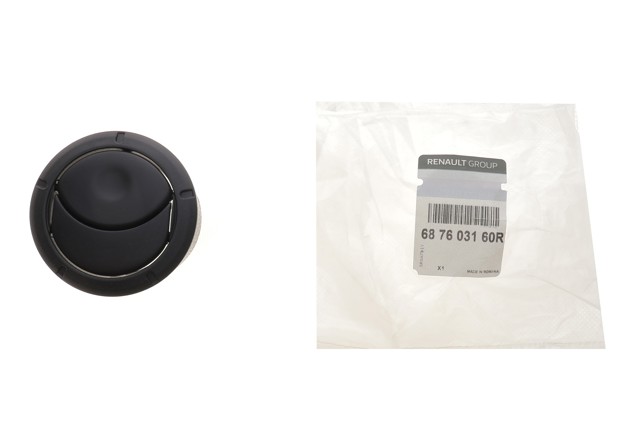 Grelha de ventilação de salão no "painel de instrumentos" Renault (RVI) 687603160R preço, a partir de 14,77 USD