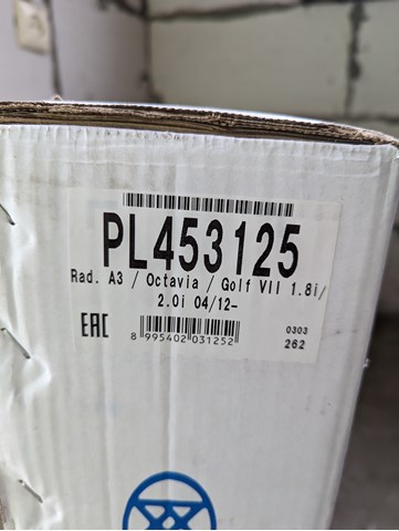 Radiador de esfriamento de motor PL453125 Koyorad