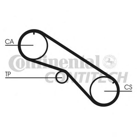 Correia do mecanismo de distribuição de gás Continental/Siemens CT818