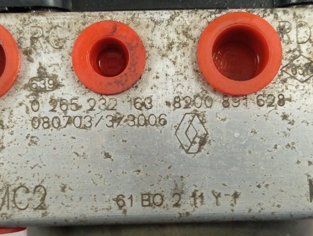 0265232163 Renault (RVI) Unidade hidráulico de controlo ABS