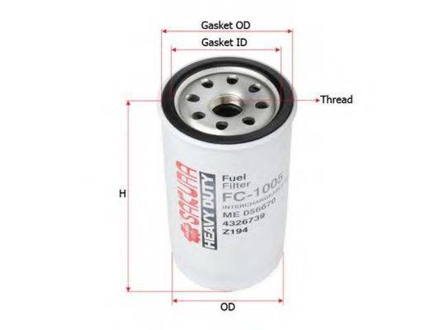 Filtro de combustível Hyundai/Kia 3194572001