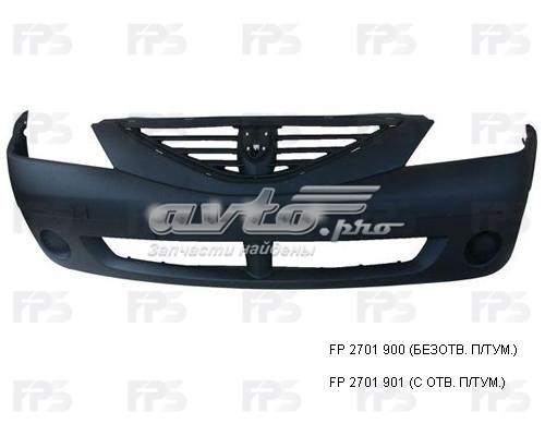 Pára-choque dianteiro FPS FP2701901 preço, a partir de 99,44 USD