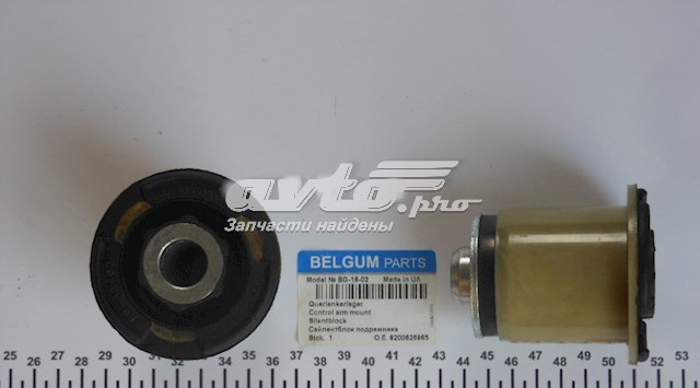 Bloco silencioso (coxim) de viga dianteira (de plataforma veicular) BG1802 Belgum