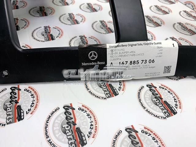 A1678857306 Mercedes Consola esquerda do pára-choque traseiro