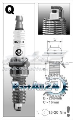 Compre QR15LC1 Brisk Vela de ignição