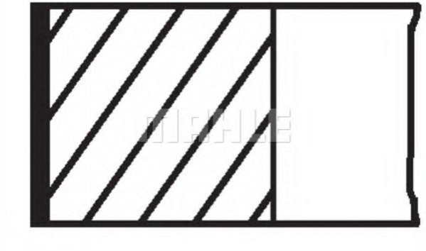 Anéis do pistão para 1 cilindro, STD. Mahle Original 08329N0 preço, a partir de 33,86 USD