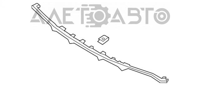 Compre 86612C2000 Hyundai/Kia Placa sobreposta do pára-choque traseiro
