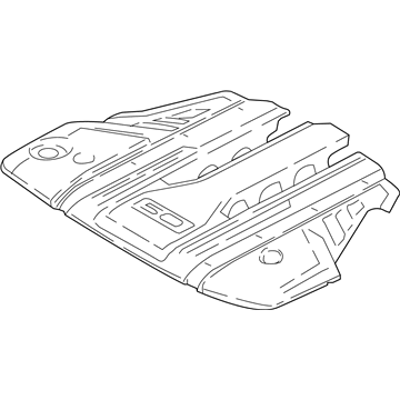 Tampa de motor decorativa para Ford Mustang VI ZG