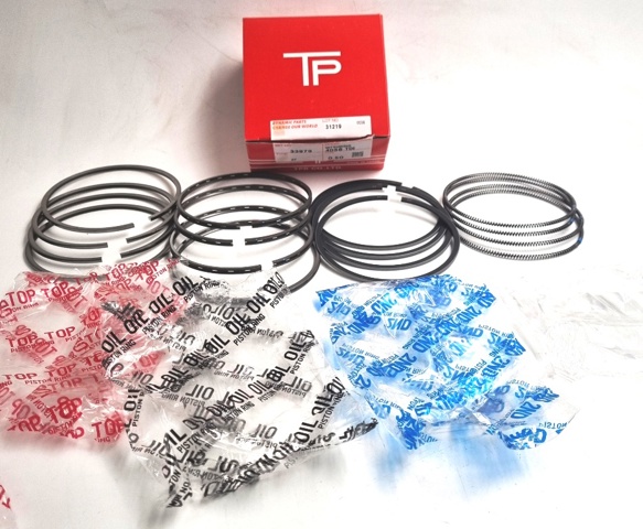 Kit de anéis de pistão de motor, 2ª reparação ( + 0,50) 33979050 TPR