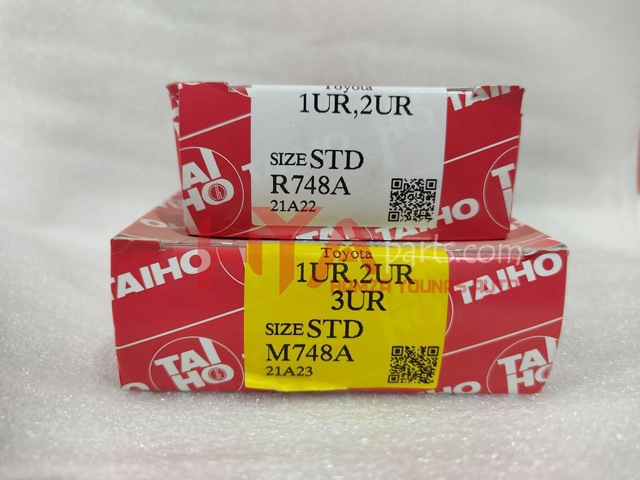Folhas inseridas principais de cambota, kit, padrão (STD) M748ASTD Taiho
