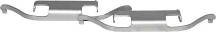 1463750110 JP Group Kit de molas de fixação de sapatas de disco traseiras