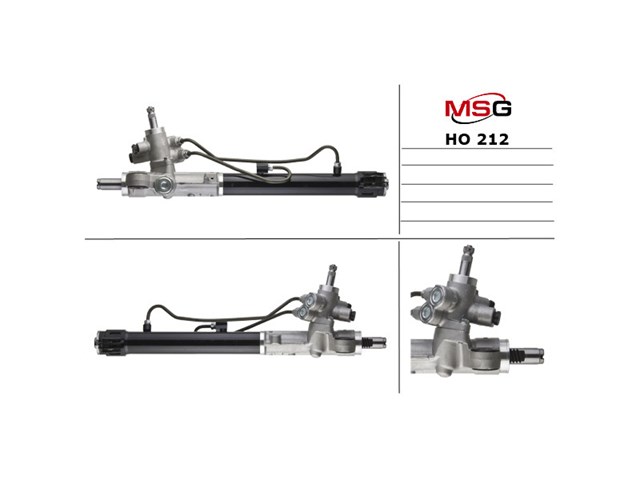 HO209C MSG Veio (haste) da cremalheira da direção