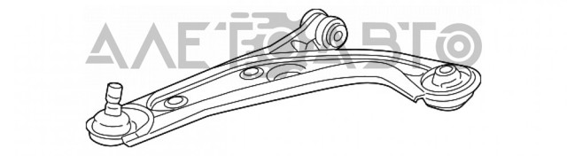 Braço oscilante inferior direito de suspensão dianteira Chrysler 4877742AD preço, a partir de 61,67 USD