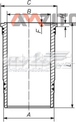 Compre 227WN3701 Mahle Original Camisa do pistão