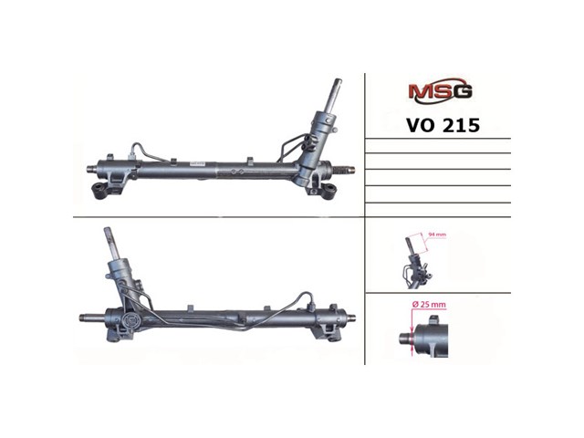 Compre VO215 MSG Cremalheira da direção