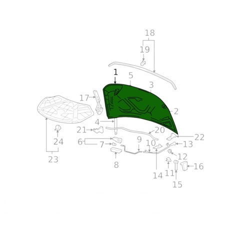 Capota AND 30823021 preço, a partir de 426,17 USD