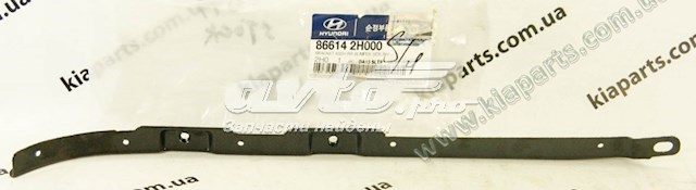 Consola direita do pára-choque traseiro 866142H000 Hyundai/Kia