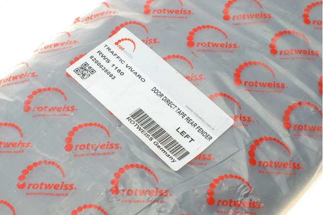 Compre RWS1160 Rotweiss Placa sobreposta do pára-lama traseiro esquerdo
