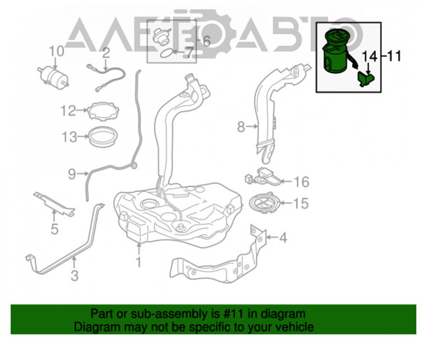Módulo de bomba de combustível com sensor do nível de combustível 36919029 AND