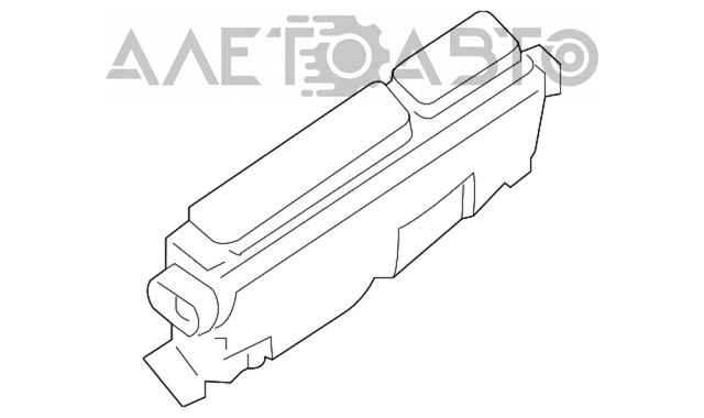 Consola externa esquerda do pára-choque dianteiro Hyundai/Kia 865272W000