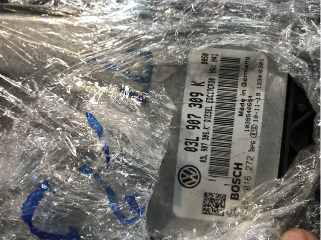 Módulo de direção (Centralina eletrônica) de motor VAG 03L907309K