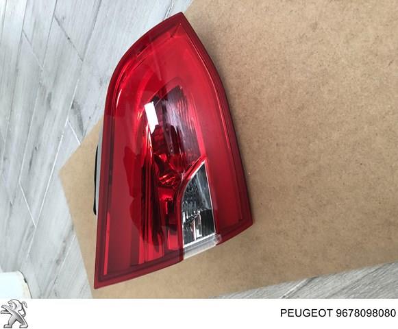 9678098080 Peugeot/Citroen Lanterna traseira esquerda interna