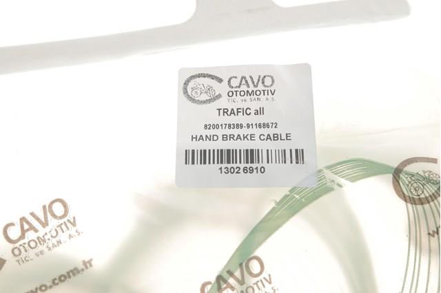 Cabo do freio de estacionamento traseiro esquerdo Cavo 1302691 preço, a partir de 14,89 USD